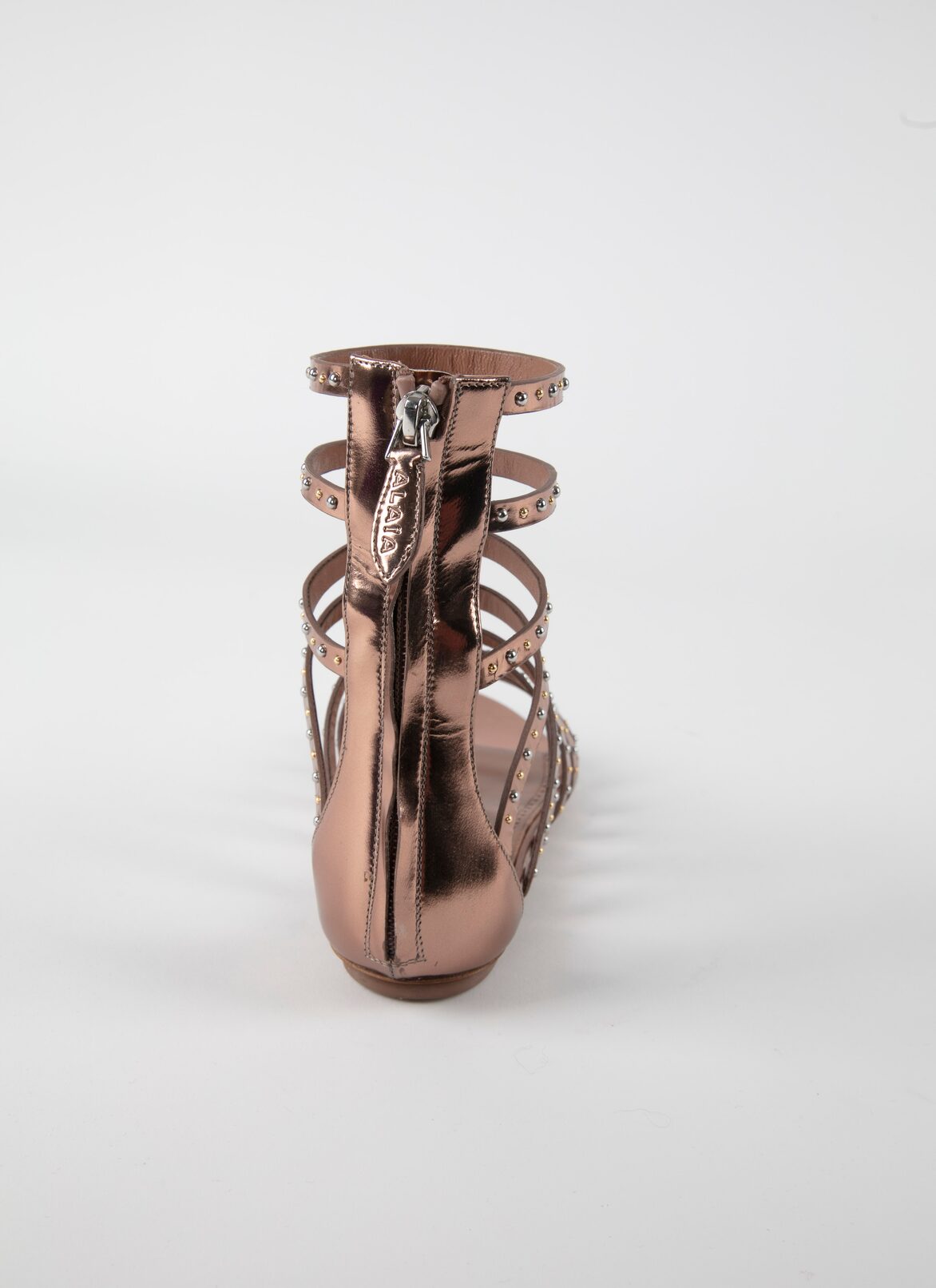 Sandals ALAÏA PINK GOLD SANDALS